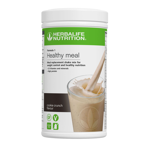 Herbalife Formula 1 Cookie Crunch Cookies and Cream Shake Mix 550g tub