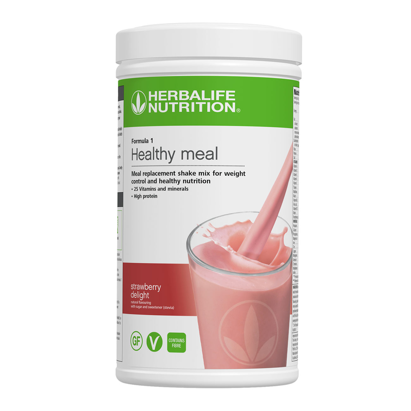 Herbalife Formula 1 Strawberry Delight Nutritional Shake Mix 550g tub